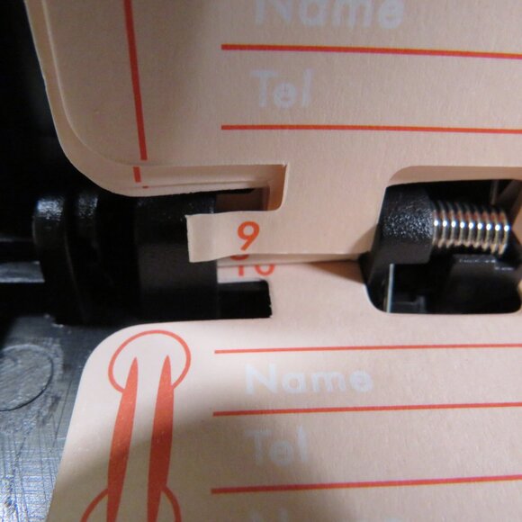 Phone Index Flip Up, Mechanical “Roll A Dex”, Dial a Number style address book - Picture 9 of 12